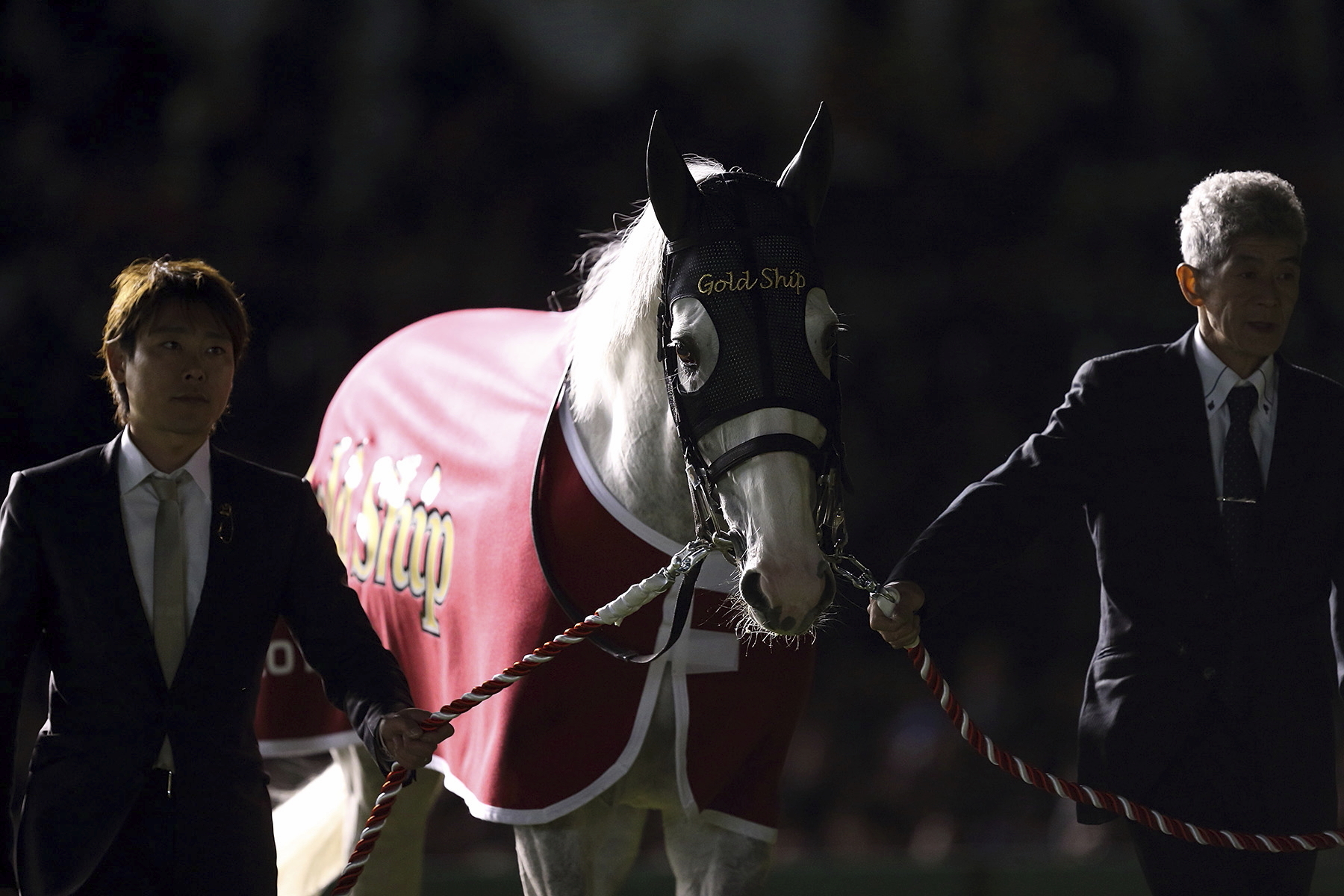 Gold Ship at His Retirement Ceremony